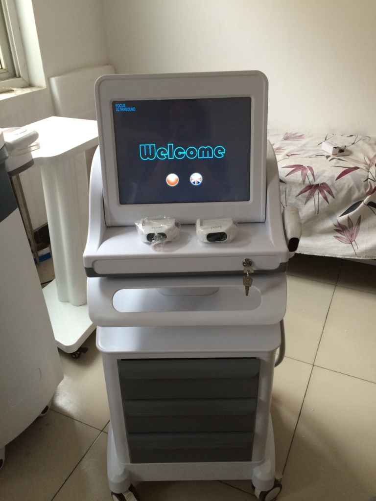 800W la máquina del cuidado de piel de la máquina del ultrasonido HIFU aprieta la piel floja